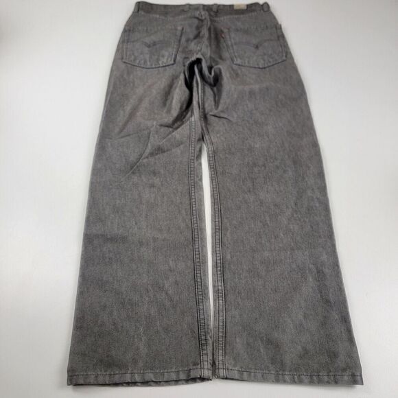 Vintage 90s Levi's Baggy Jeans Straight Leg USA (Actual 34X31) Y2K Button Fly - Picture 2 of 15